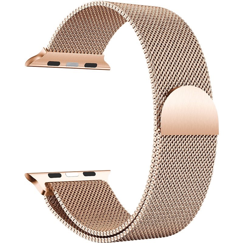 Eternico 42mm / 44mm / 45mm Elegance Milanese pro Apple Watch růžovo zlatý - Řemínek
