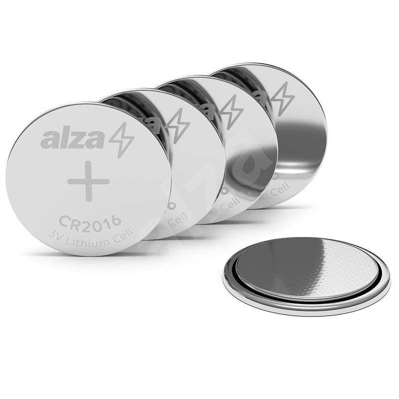 AlzaPower CR2016 5ks - Knoflíková baterie