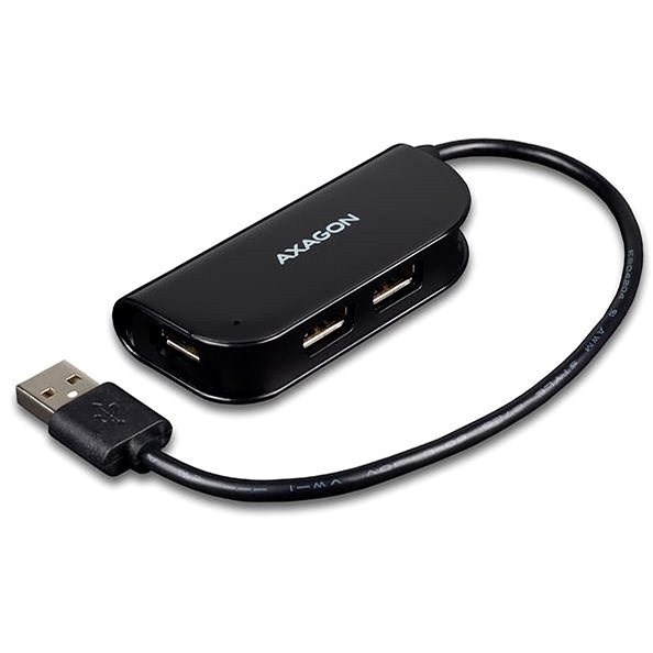 AXAGON HUE-X4B READY černý - USB Hub