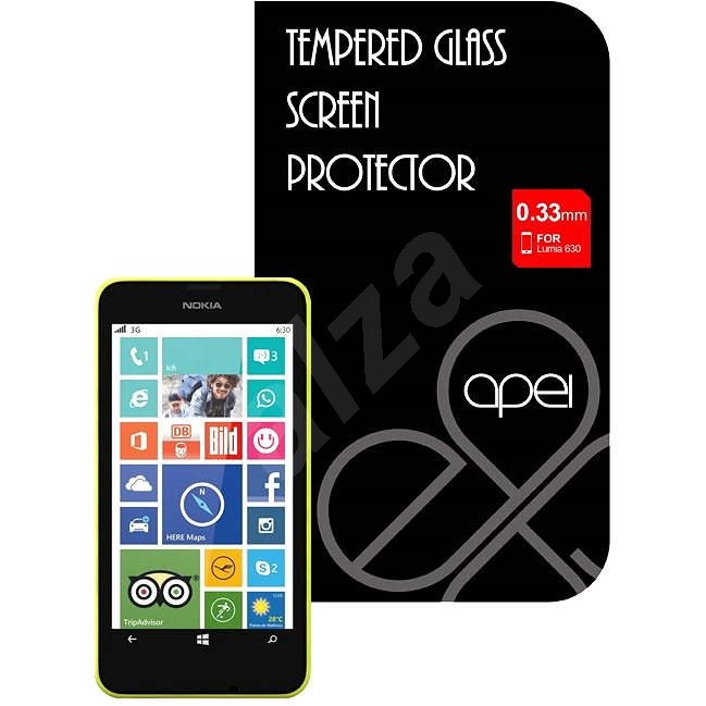 Apei Slim Round Glass Protector pro Lumia 630 - Ochranné sklo