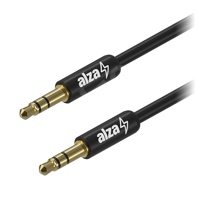 AlzaPower Audio 3.5mm Jack to 3.5mm Jack (M) 1m - Audio kabel