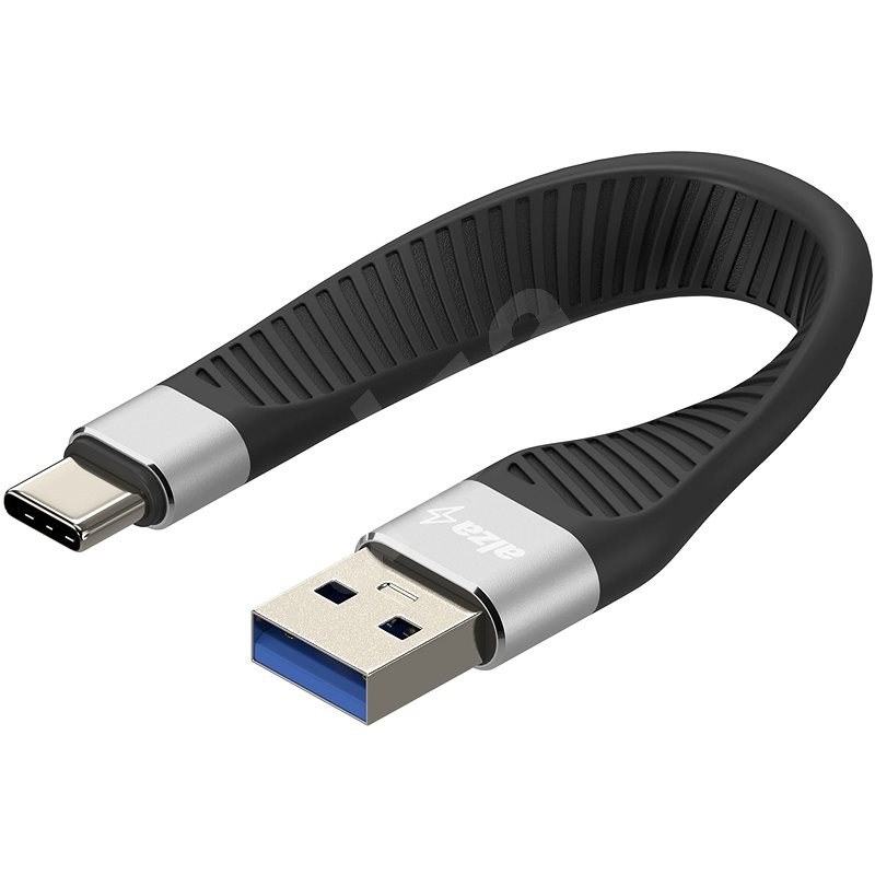 AlzaPower FlexCore USB-C 3.2 Gen 1 černý - Datový kabel