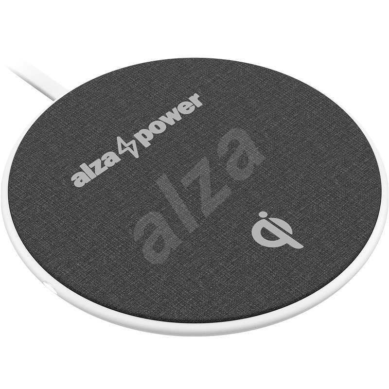 AlzaPower WC120 Wireless Fast Charger bílá - Bezdrátová nabíječka