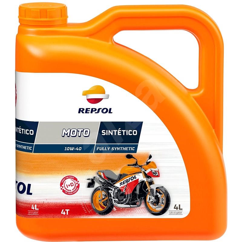 REPSOL MOTO SINTETICO 4-T 10W-40 4l - Motorový olej