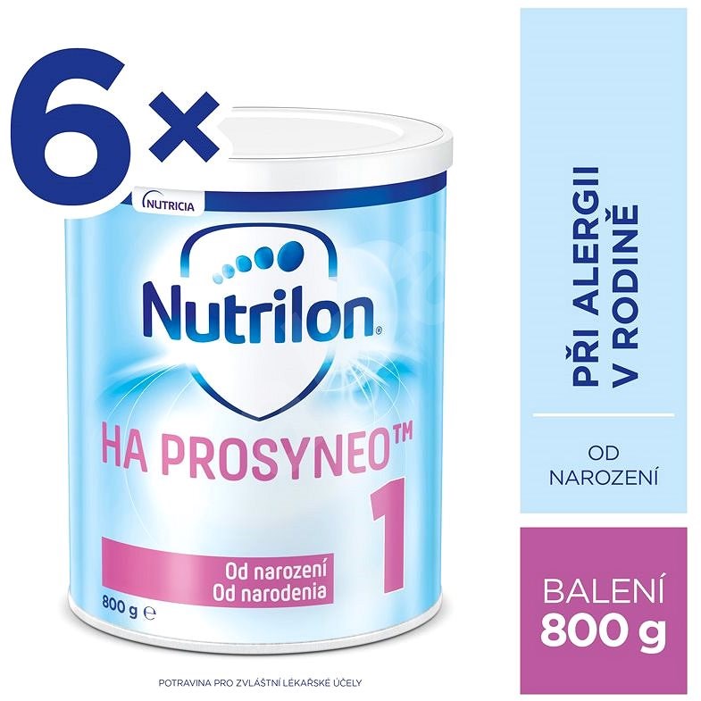 Nutrilon 1 HA PROSYNEO speciální počateční kojenecké mléko 6× 800 g - Kojenecké mléko