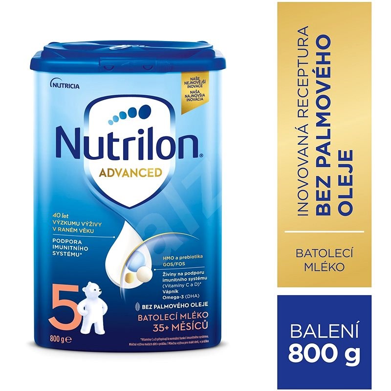 Nutrilon 5 Batolecí mléko 36+  800 g - Kojenecké mléko