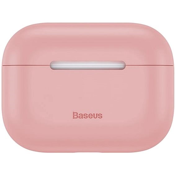 Baseus Super Thin Silica Gel Case pro Apple AirPods Pro Pink - Pouzdro na sluchátka