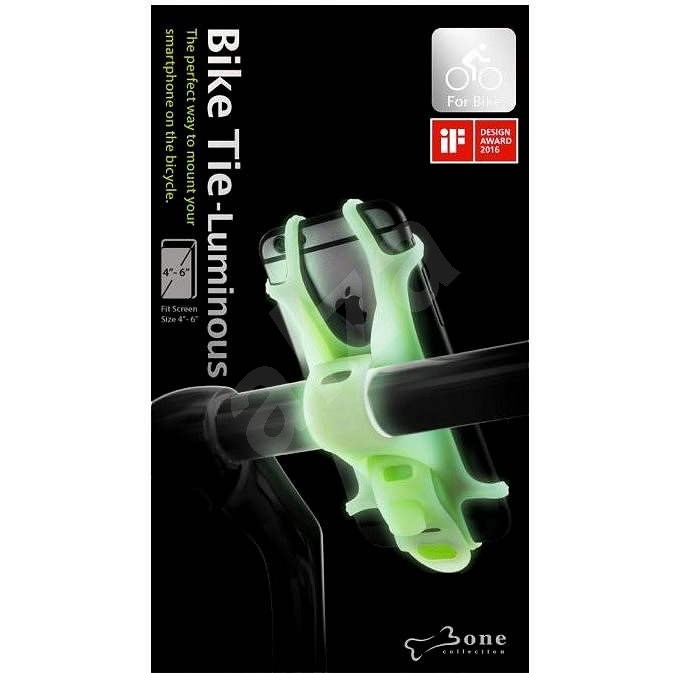 BONE Bike Tie-Luminous(Green) - Držák na mobilní telefon