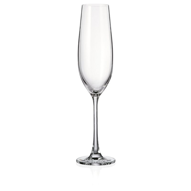 BOHEMIA ROYAL CRYSTAL Verona sklenice 260ml - Sklenice na šampaňské