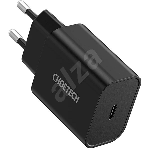 ChoeTech USB-C PD 20W Fast Charger Black - Nabíječka do sítě