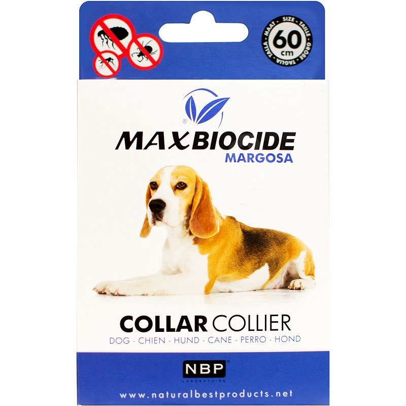Max Biocide Collar Dog 60cm - Antiparazitní obojek