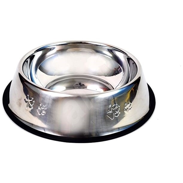 Petproducts Stainless-steel Bowl 17.5 × 4.4cm - Dog Bowl