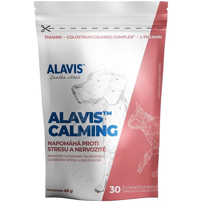 Alavis Calming 45 g 30 tbl. - Doplněk stravy pro psy