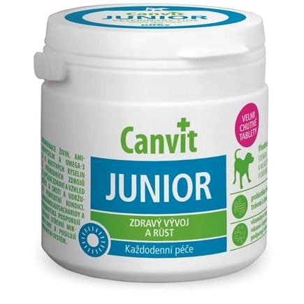 Canvit Junior pro psy 100g  - Doplněk stravy pro psy