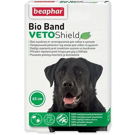 BEAPHAR Obojek repelentní Bio Band pro psy 65 cm - Antiparazitní obojek
