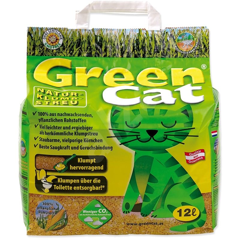 AGROS kočkolit Green cat 12 l - Stelivo pro kočky