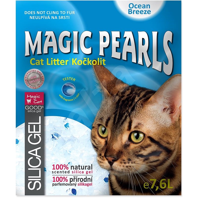 MAGIC PEARLS kočkolit ocean breeze 7,6 l - Stelivo pro kočky