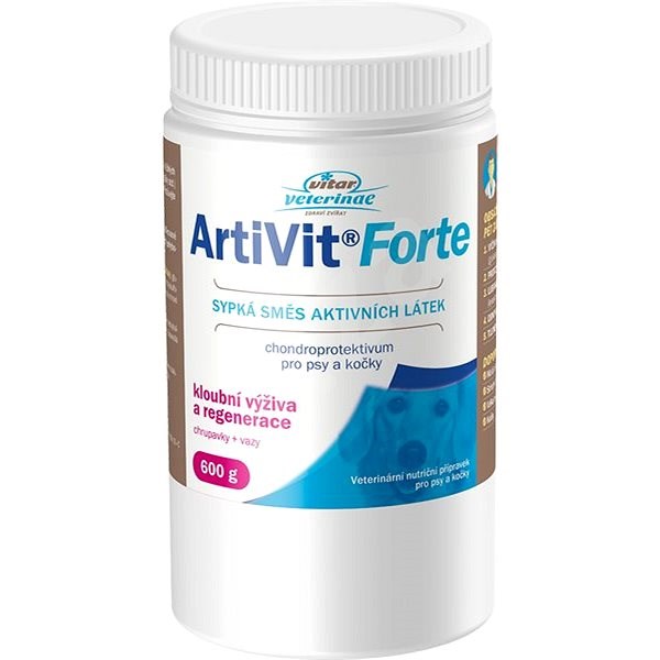 Vitar Veterinae Artivit Forte 600g - Extra Strong - Joint nutrition for dogs