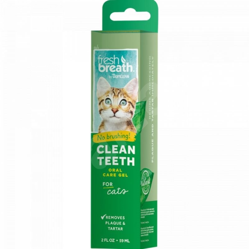 Tropiclean čistící gel na zuby pro kočky 59 ml - Prostředek na zuby