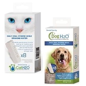 Akinu Dentální péče pro kočky i psy H2O, 8 ks - Prostředek na zuby