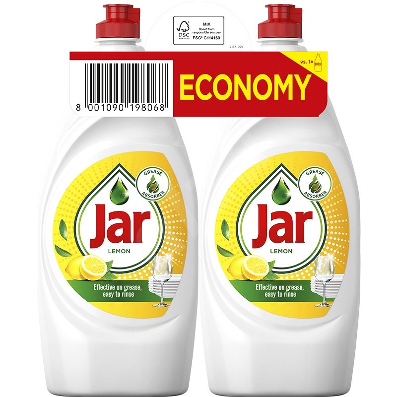 JAR Lemon 2x 900 ml - Prostředek na nádobí
