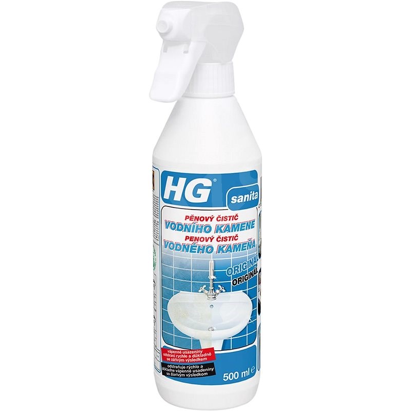 HG Pěnový čistič vodního kamene 500 ml - Odstraňovač vodního kamene