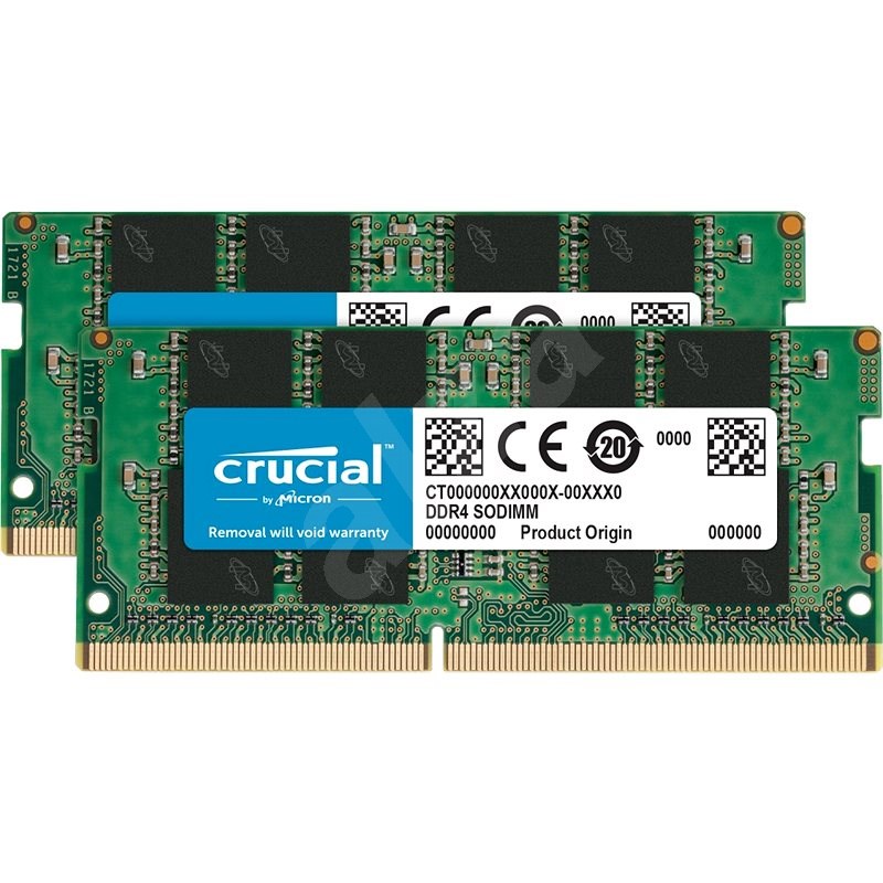 Crucial SO-DIMM 16GB KIT DDR4 2400MHz CL17 Single Ranked x8 - Operační paměť