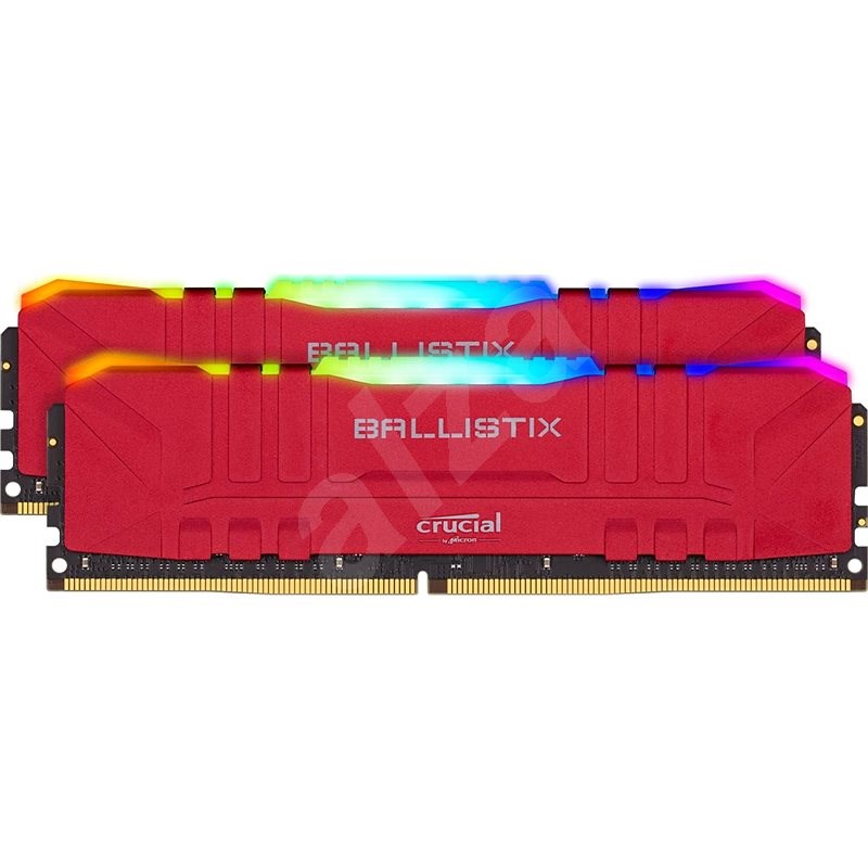 Crucial 64GB KIT DDR4 3200MHz CL16 Ballistix Red RGB - Operační paměť