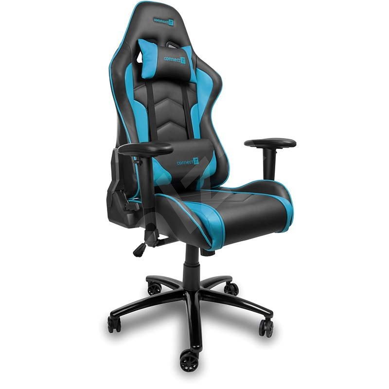 CONNECT IT Gaming Chair modrá - Herní židle