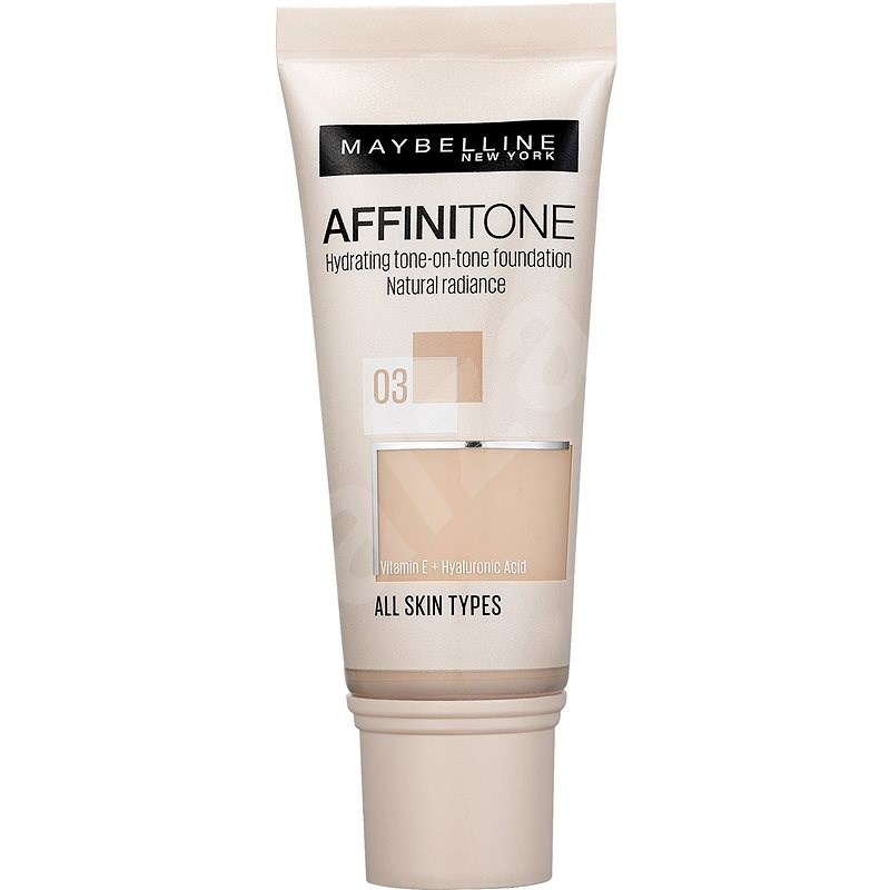MAYBELLINE NEW YORK Affinitone Foundation 03 Light Sand Beige 30 ml - Make-up