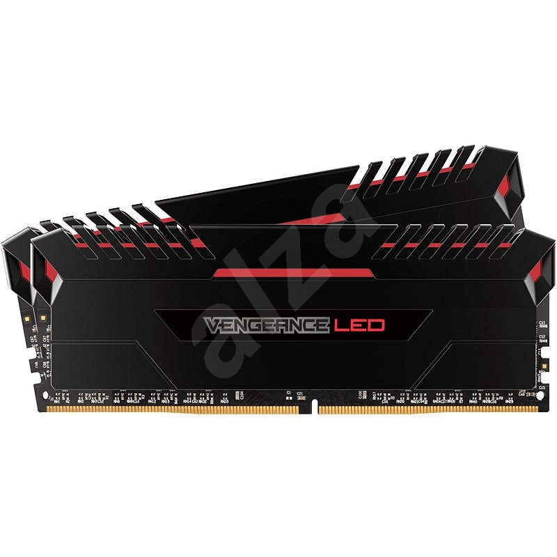 corsair 16gb kit ddr4 3000mhz cl15 vengeance led red led operacni pamet alza cz