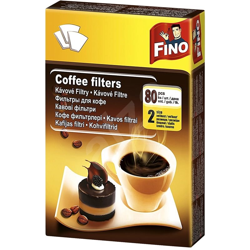 FINO Kávové filtry 2/80 ks - Filtr na kávu