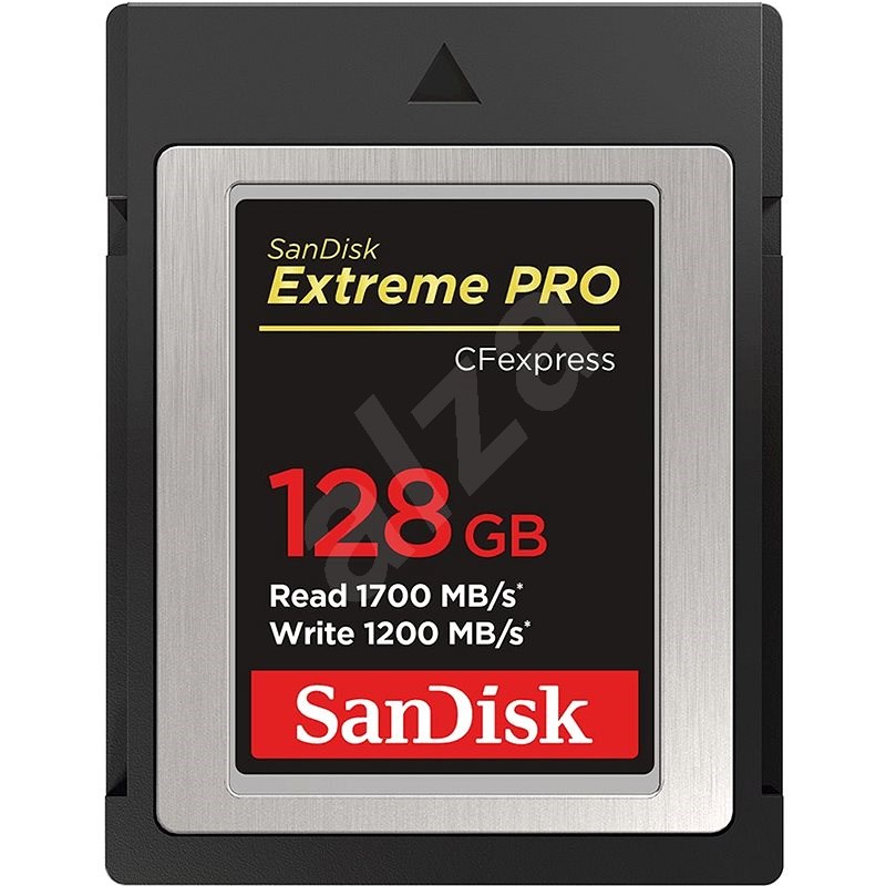 Sandisk Compact Flash Extreme PRO CF expres 128GB, Type B - Paměťová karta