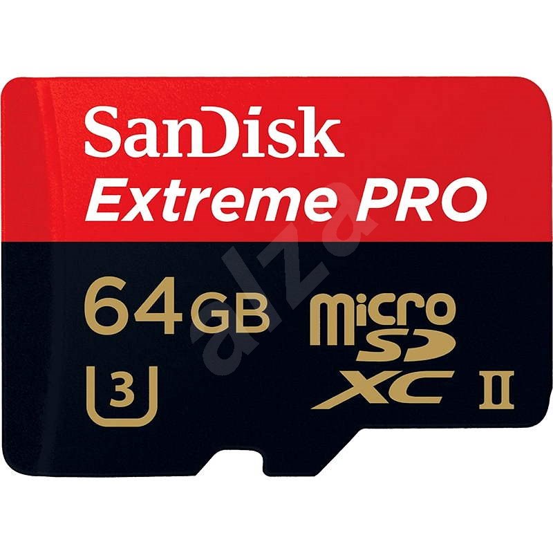 SanDisk MicroSDXC 64GB Extreme Pro + čtečka USB 3.0 - Paměťová karta