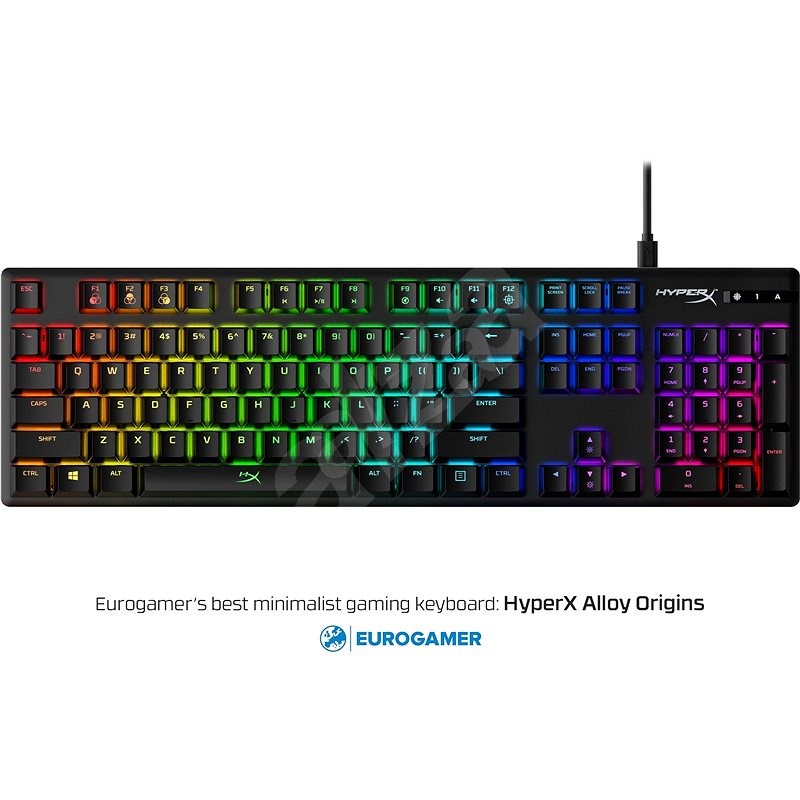 HyperX Alloy Origins Blue - US - Herní klávesnice
