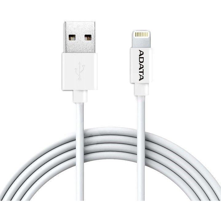 ADATA Lightning MFI pro Apple 2m, bílý - Datový kabel