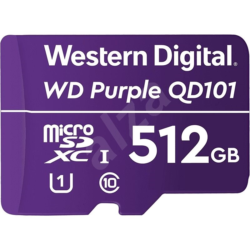 WD SDXC 512GB Purple QD101 - Paměťová karta