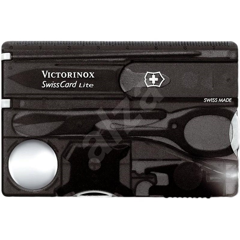 Victorinox Swiss Card Lite Translucent černý - Multitool