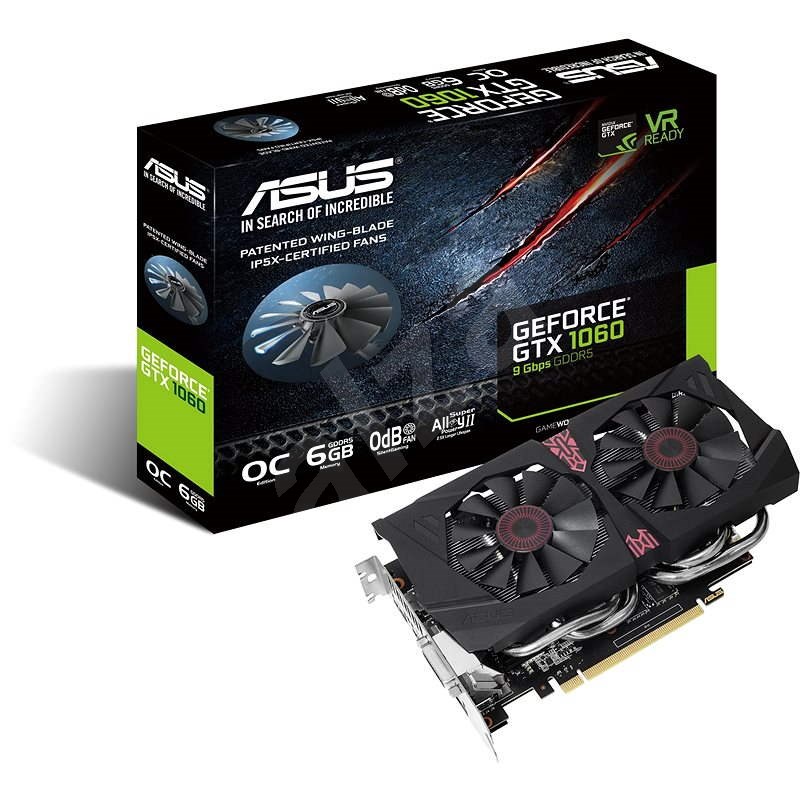 ASUS GeForce GTX 1060 O6G 9GBPS - Grafická karta