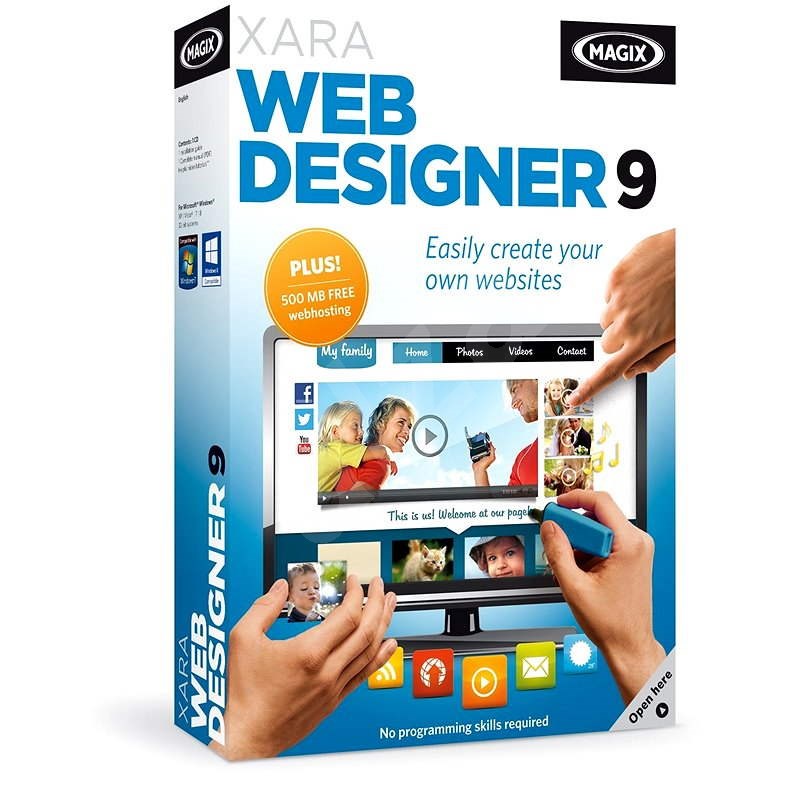 Xara Web Designer 9 (elektronická licence) - Elektronická licence