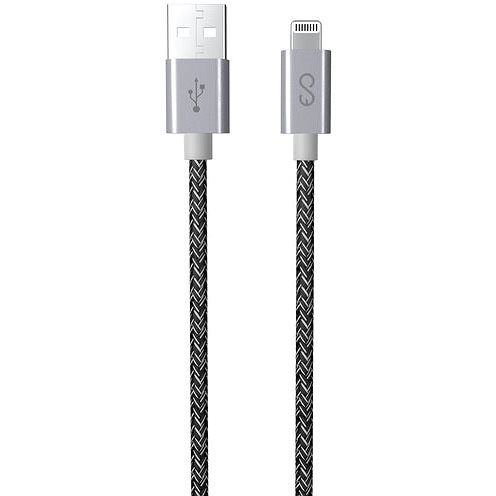 Epico Fabric Braided Cable USB-A to Lightning 1.8m 2020 - space grey - Datový kabel