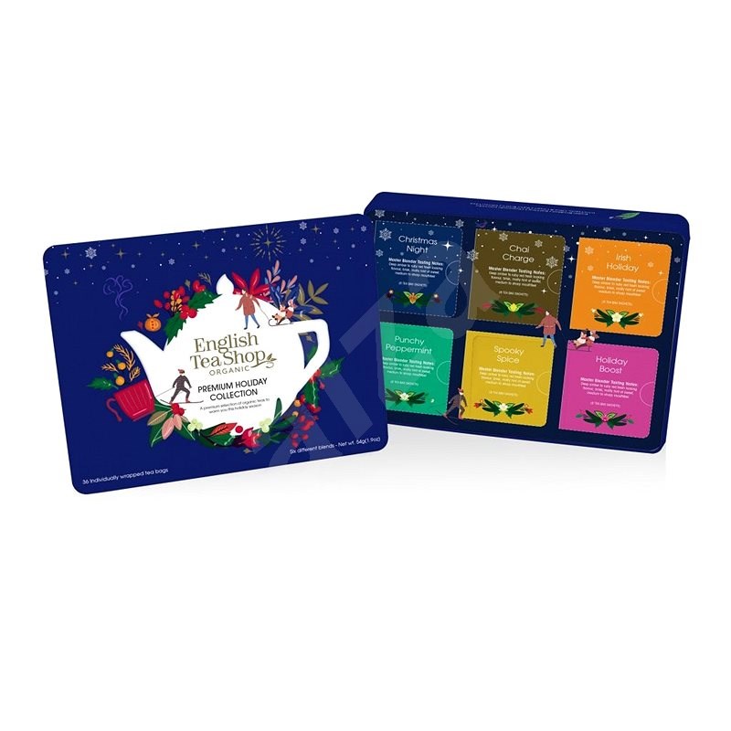English Tea Shop Premium Holiday Collection, Blue, 54g, 36pcs, Organic - Tea