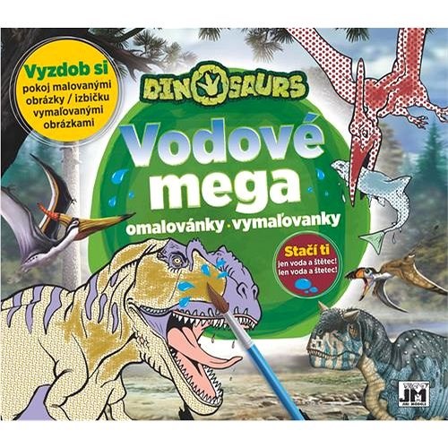 Vodové mega omalovánky Dino - Omalovánky