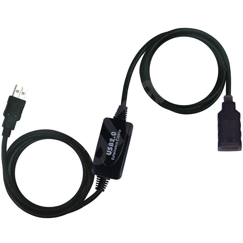 PremiumCord USB 2.0 repeater 10m prodlužovací - Datový kabel