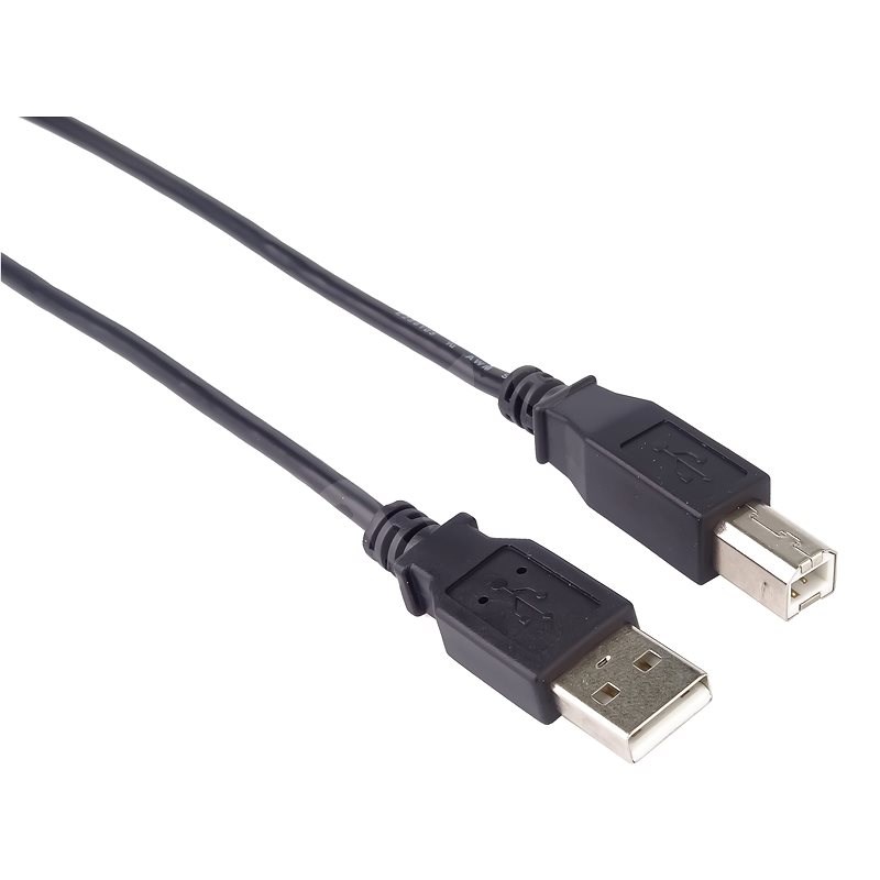 PremiumCord USB 2.0 2m propojovací černý - Datový kabel