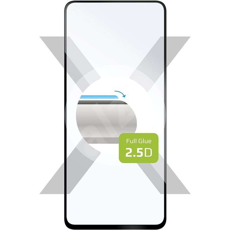FIXED Full-Cover pro Samsung Galaxy A70/A70s černé - Ochranné sklo