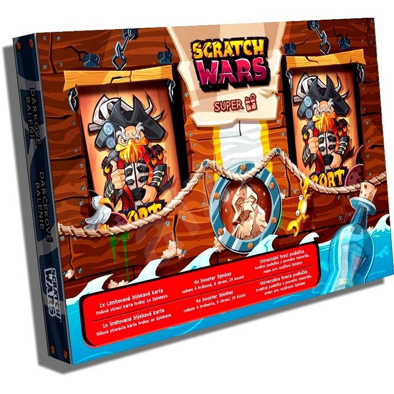 Scratch Wars - Dárkové balení Spinbay - Karetní hra