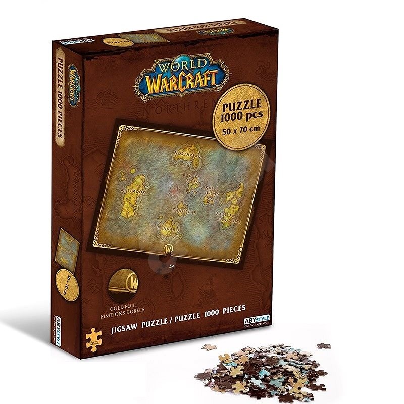 World of Warcraft - Azeroth's Map - Puzzle - Puzzle