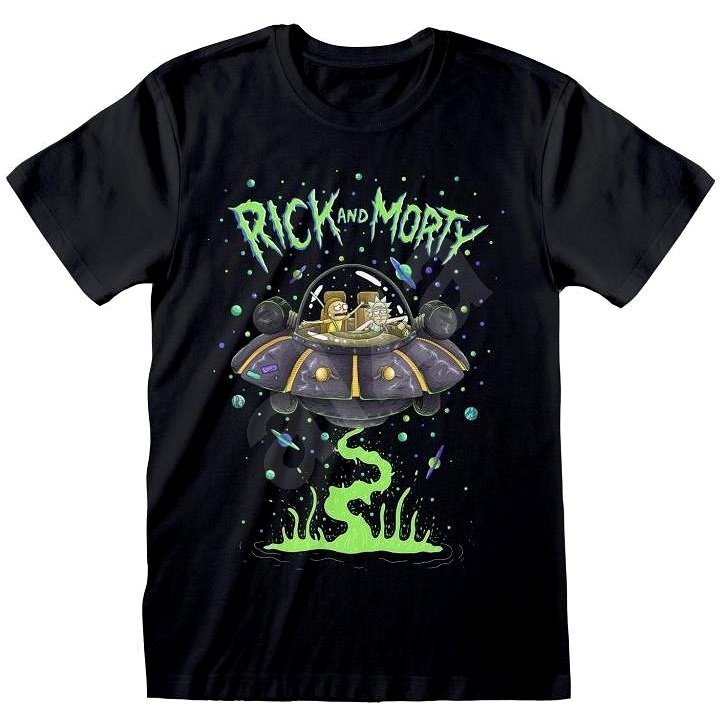Rick and Morty - Space Cruiser - tričko L  - Tričko