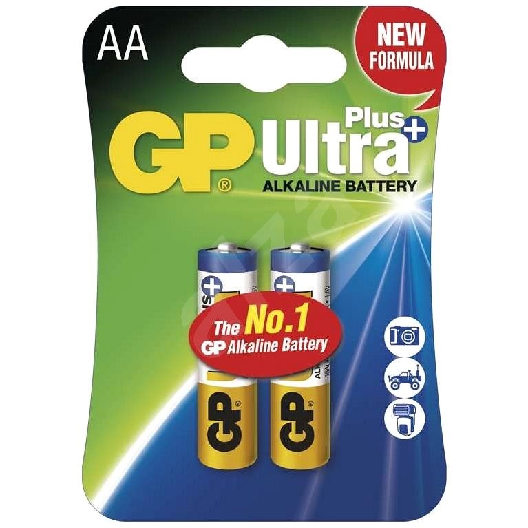 GP Ultra Plus Alkaline LR6 (AA) 2ks v blistru - Jednorázová baterie